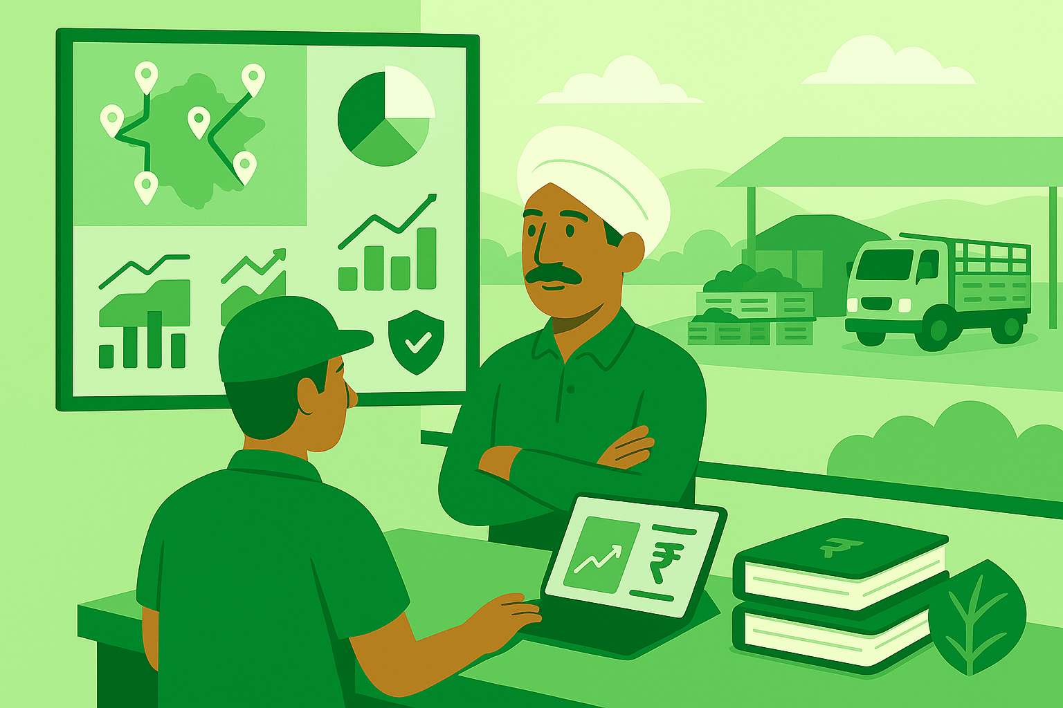 Digital auction in CiberMandi