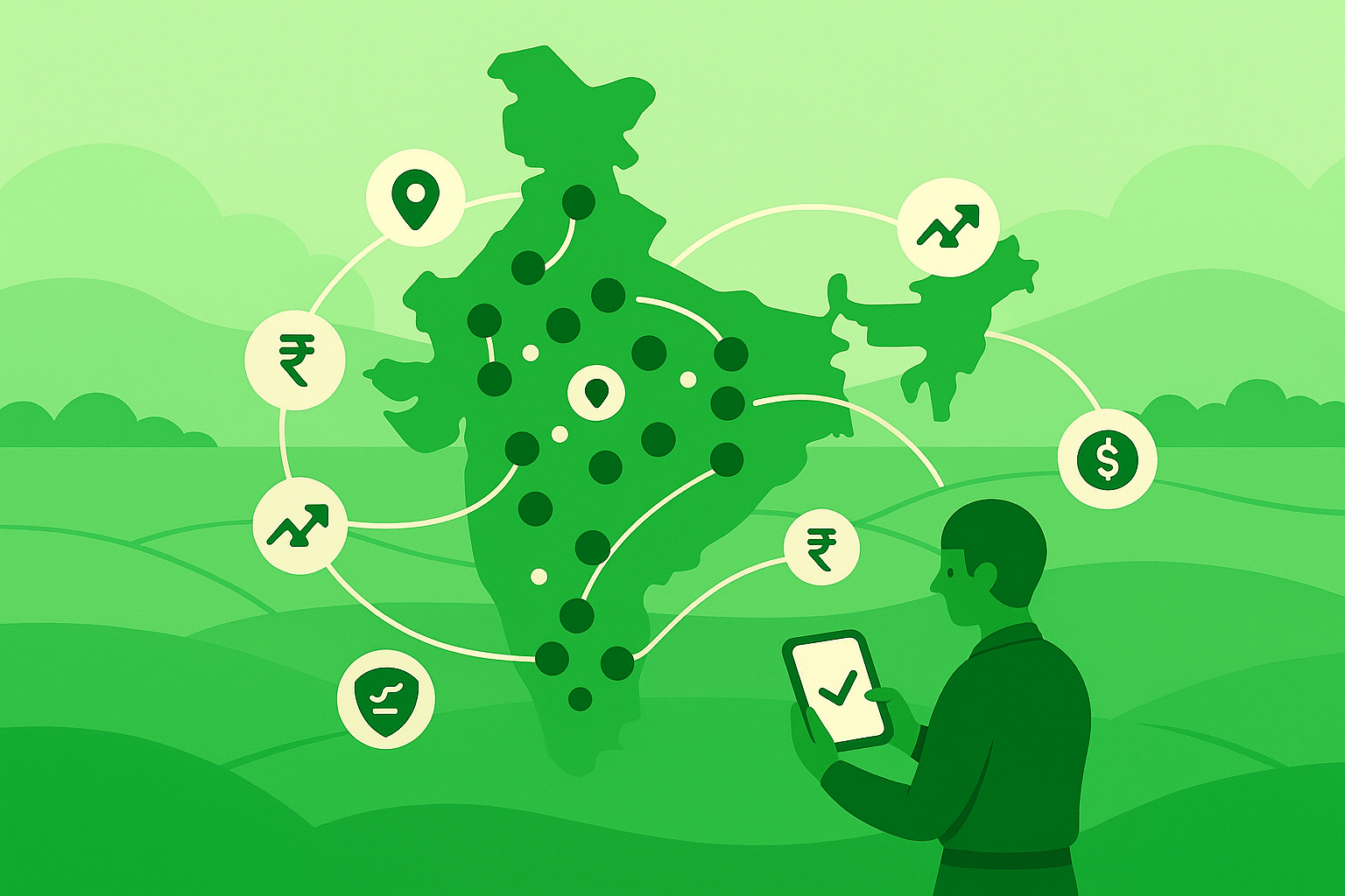 Live mandi network map